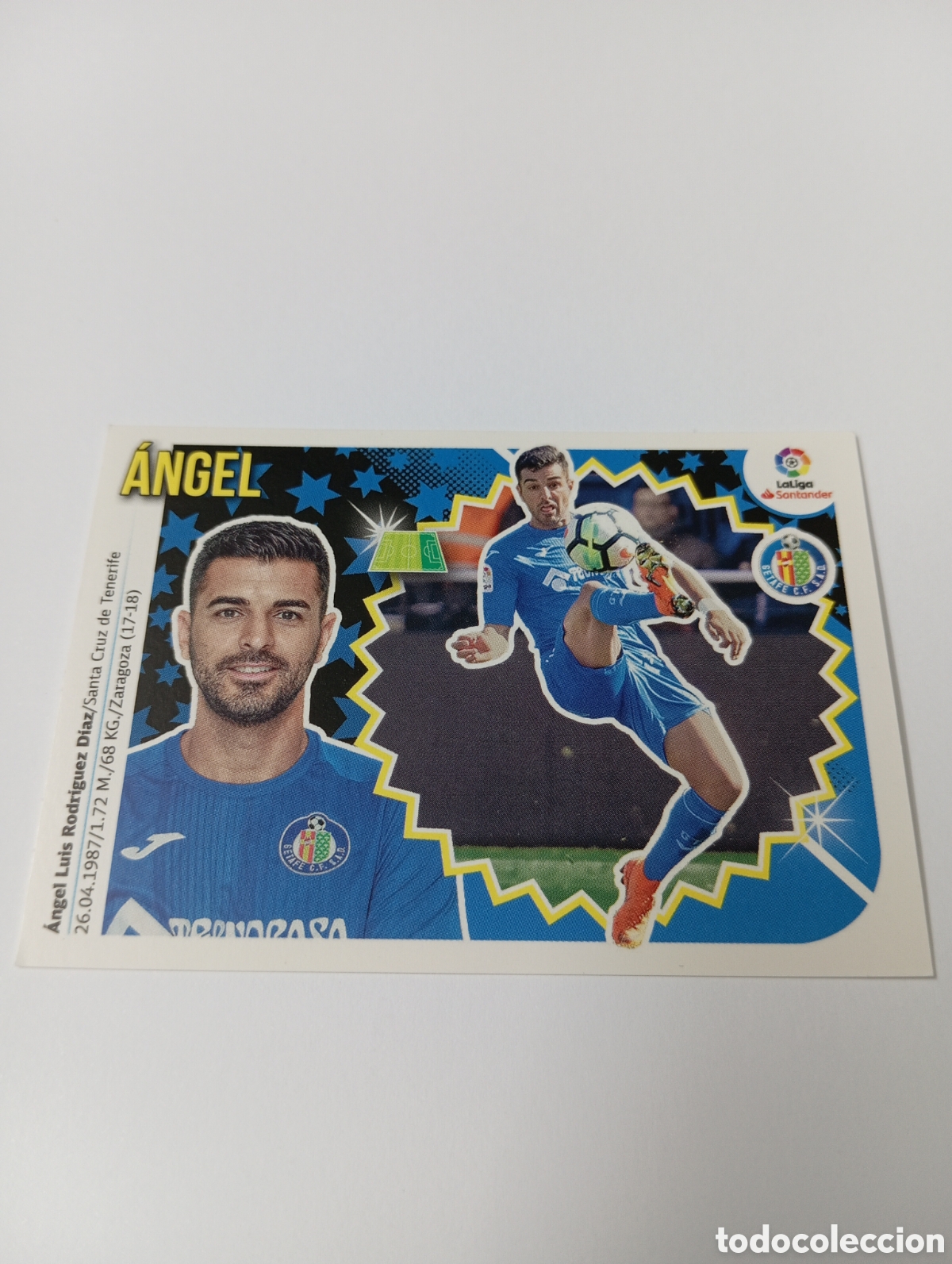 Fu&szlig;ball-Sticker: &Aacute;ngel 14 Getafe liga este 18-19 panini 2018 2019