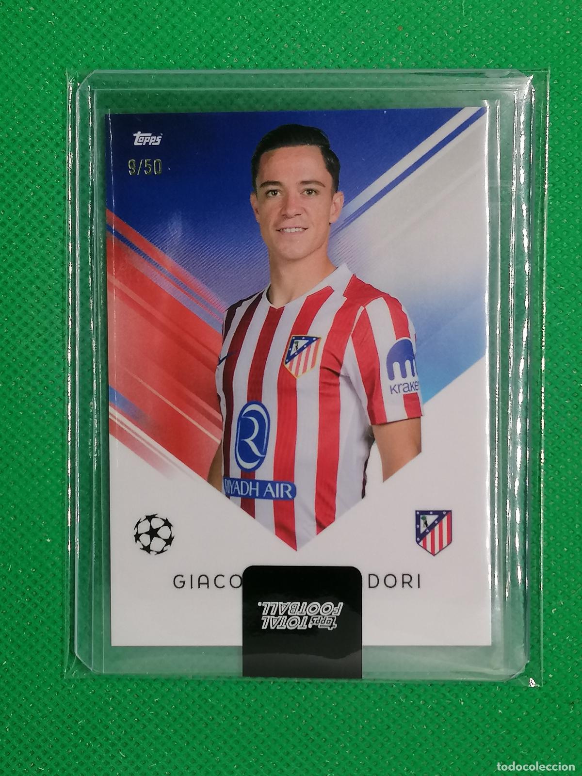 Cromos de Futebol: 1032 GIACOMO RASPADORI ATLETICO MADRID BASE CARD /50 ⚽ TTF TOPPS TOTAL FOOTBALL 25 26 2025 2026⚽