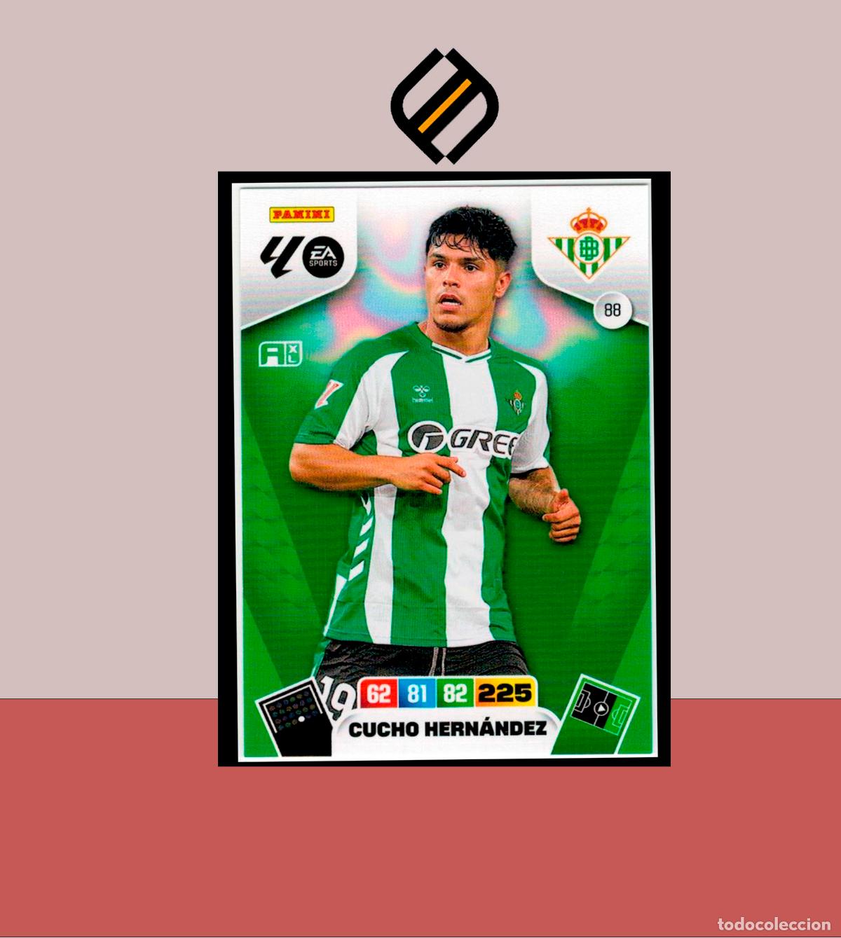 Cromos de F&uacute;tbol: ADRENALYN XL 2025 2026 PANINI N&ordm; 88 CUCHO HERN&Aacute;NDEZ REAL BETIS CARD ALBUM COLECCI&Oacute;N LIGA
