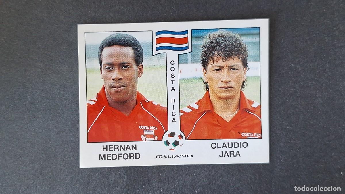 Fu&szlig;ball-Sticker: L2 MEDFORD - JARA SELECCION COSTA RICA 190 MUNDIAL ITALIA 1990 90 PANINI NUNCA PEGADO SIN PEGAR