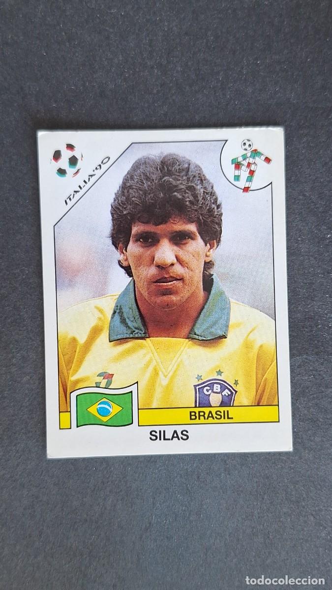 Cromos de f&uacute;tbol: L2 SILAS SELECCION BRASIL 204 MUNDIAL ITALIA 1990 90 PANINI NUNCA PEGADO SIN PEGAR