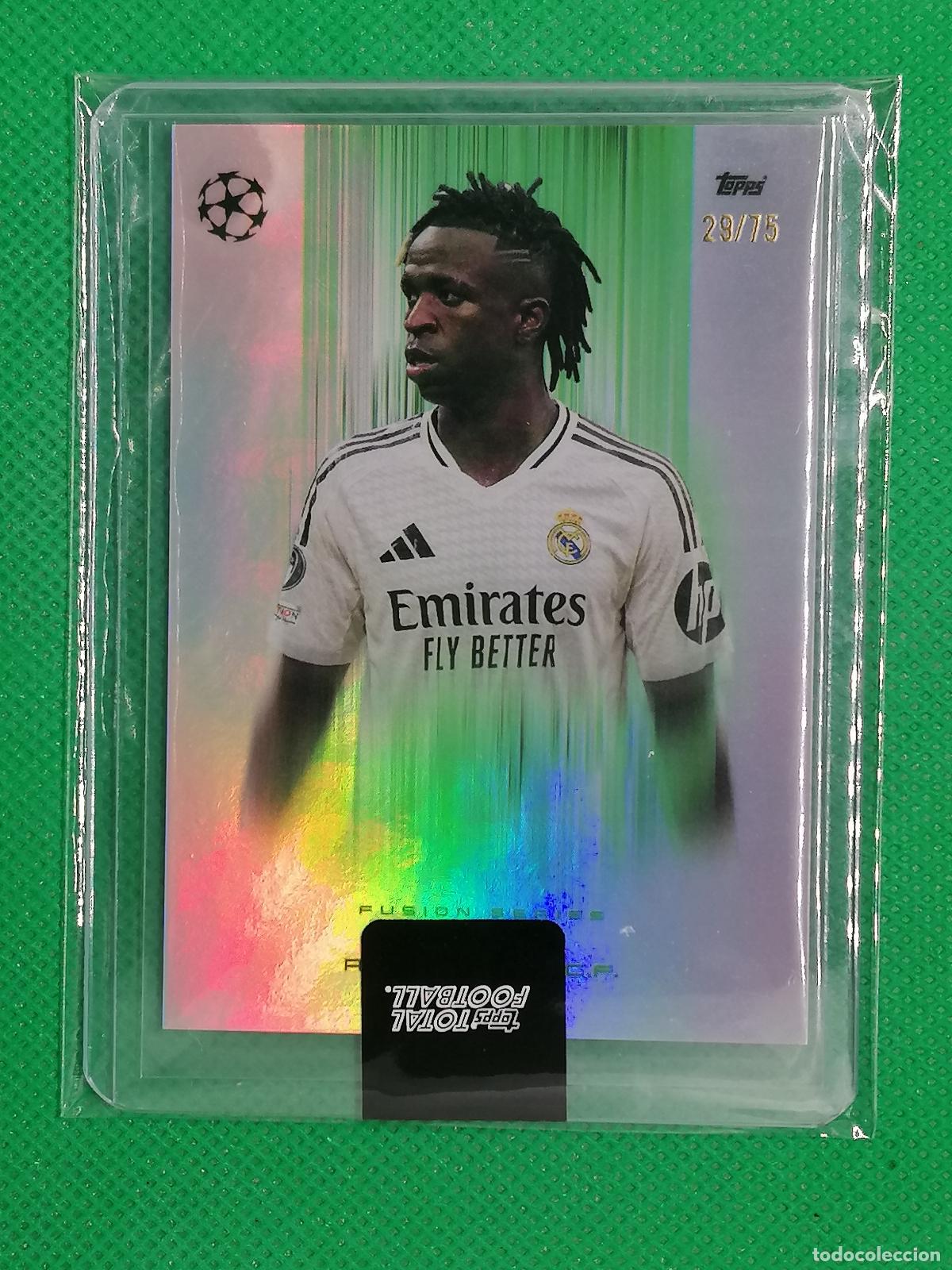 Cartes &agrave; collectionner de Football: 652 VINI JR VINICIUS REAL MADRID FUSION /75 ⚽ TTF TOPPS TOTAL FOOTBALL 24 25 2024 2025 ⚽