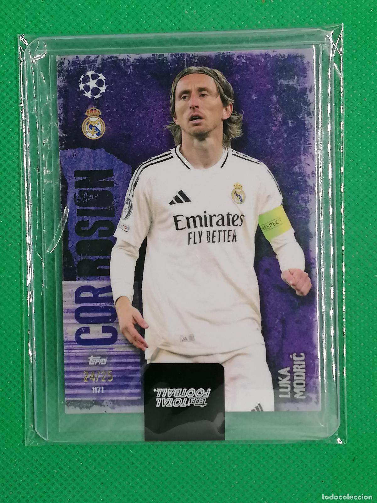 Cromos de F&uacute;tbol: 1171 LUKA MODRIC CORROSION REAL MADRID /25 ⚽ TTF TOPPS TOTAL FOOTBALL 24 25 2024 2025 ⚽