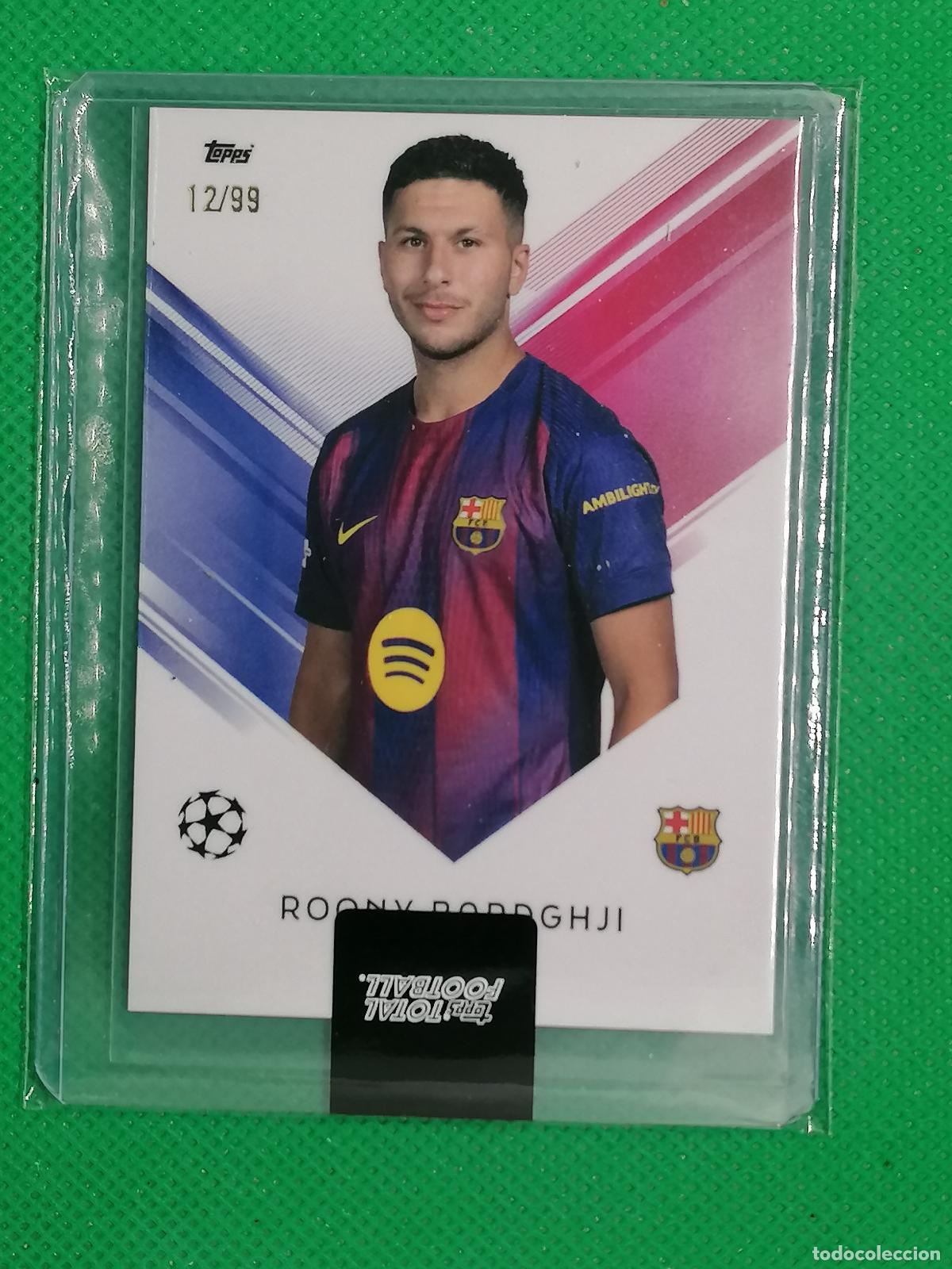 Cromos de f&uacute;tbol: 1026 ROONY BARDGHJI BARCELONA BASE CARD /99 ⚽ TTF TOPPS TOTAL FOOTBALL 24 25 2024 2025 ⚽