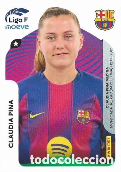 Cromos de f&uacute;tbol: 98- Claudia Pina (BARCELONA) LIGA FEMENINA -LIGA F MOEVE 2025/26 (PANINI)