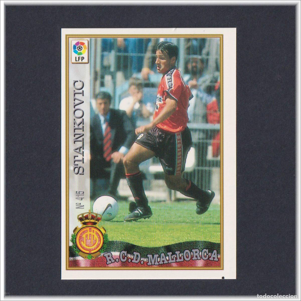 Figurine di Calcio: MUNDICROMO 1997 1998 97 98 FICHAS LIGA STANKOVIC ERROR N&ordm; 415 MALLORCA COLECCI&Oacute;N ALBUM F&Uacute;TBOL