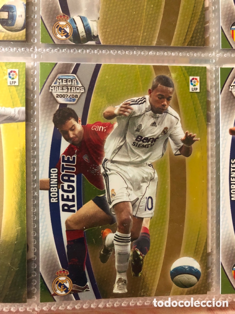 Figurine di Calcio: Megacracks 2007 2008 regate robinho 413 real Madrid