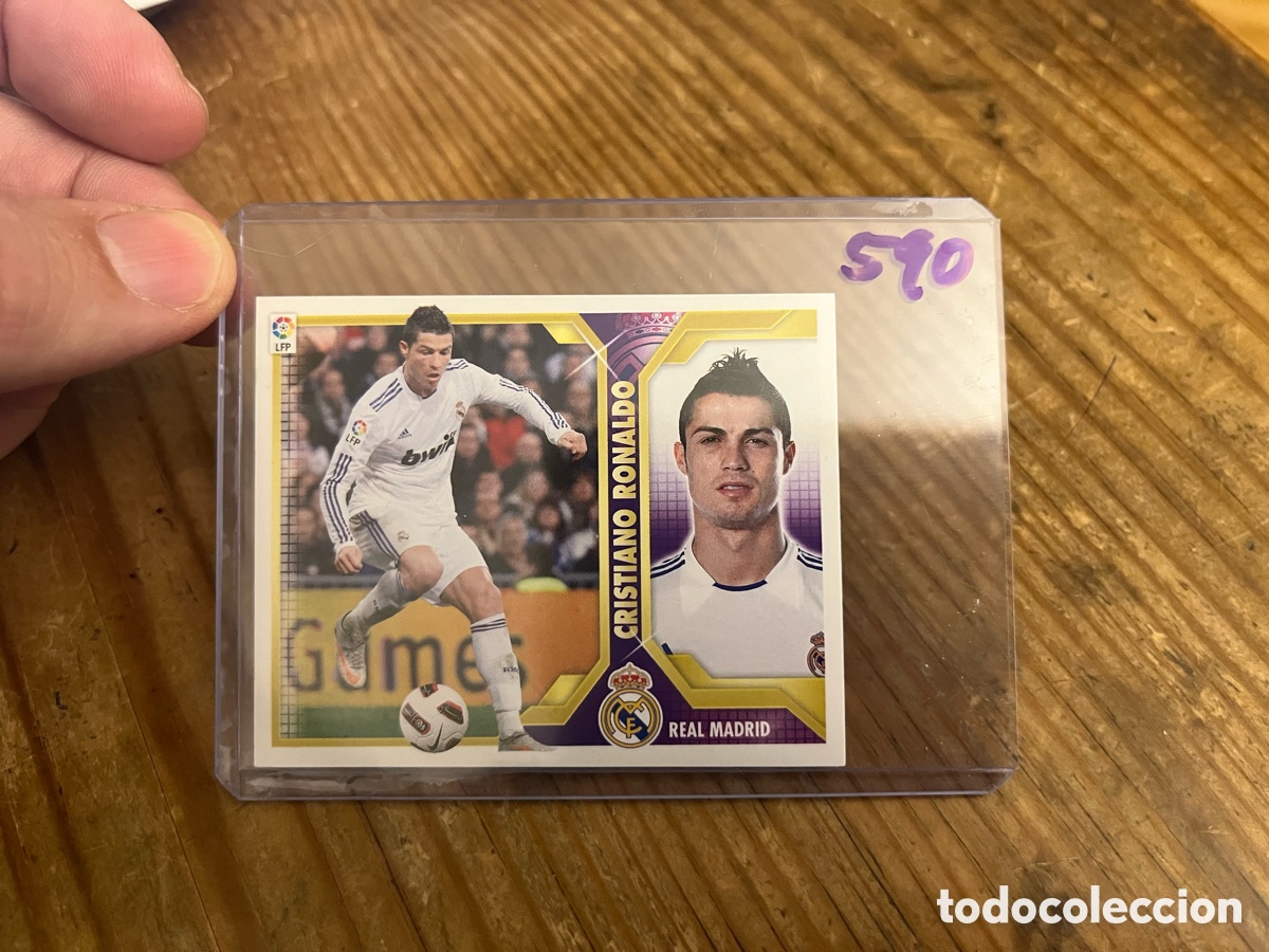 Cromos de F&uacute;tbol: CROMO SIN PEGAR NUNCA PEGADO ALBUM LIGA ESTE 11 12 2011 2012 REAL MADRID # 14 CRISTIANO RONALDO