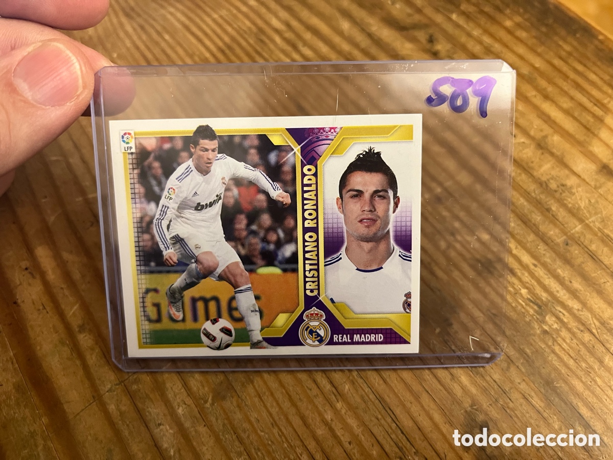 Cromos de F&uacute;tbol: CROMO SIN PEGAR NUNCA PEGADO ALBUM LIGA ESTE 11 12 2011 2012 REAL MADRID # 14 CRISTIANO RONALDO