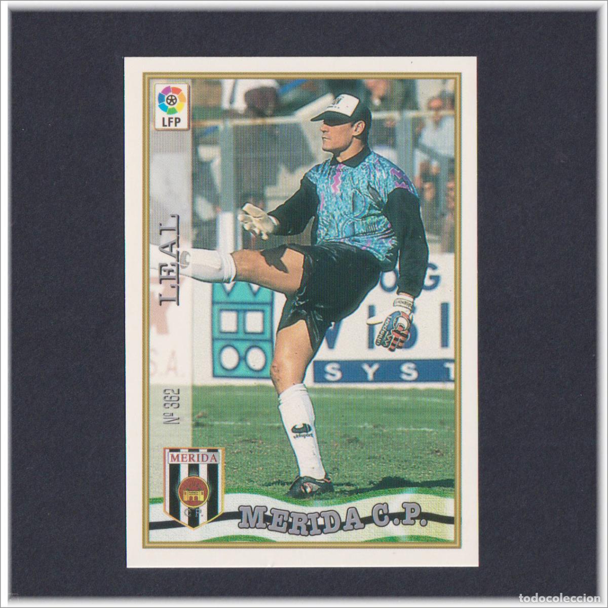 Figurine di Calcio: MUNDICROMO 1997 1998 97 98 FICHAS LIGA LEAL N&ordm; 362 M&Eacute;RIDA COLECCI&Oacute;N ALBUM F&Uacute;TBOL