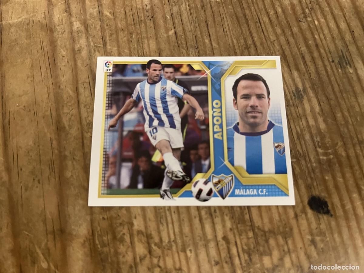 Cromos de Futebol: CROMO SIN PEGAR NUNCA PEGADO ALBUM LIGA ESTE 11 12 2011 2012 MALAGA # 8 APO&Ntilde;O