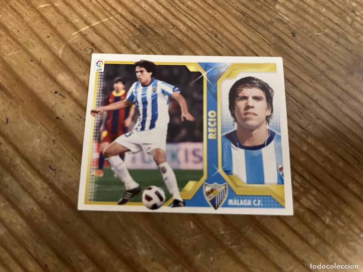 Figurine di Calcio: CROMO SIN PEGAR NUNCA PEGADO ALBUM LIGA ESTE 11 12 2011 2012 MALAGA # 9A RECIO