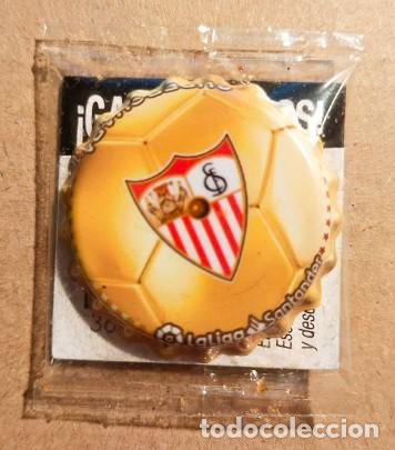 Football Stickers: EVER BANEGA SEVILLA FC GREFUCHAPA GREFULIGA MAXI GREFUSA 2019 2020 19 20 SUPERCHAPA ORO PRECINTADO