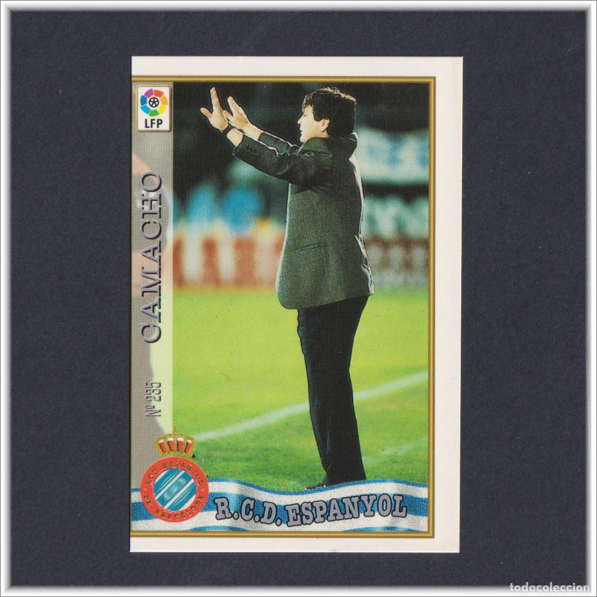 Fu&szlig;ball-Sticker: MUNDICROMO 1997 1998 97 98 FICHA LIGA CAMACHO N&ordm; 235 ESPANYOL COLECCI&Oacute;N ALBUM F&Uacute;TBOL
