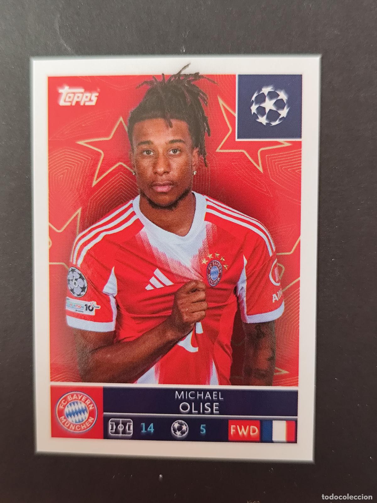 Fu&szlig;ball-Sticker: 209 MICHAEL OLISE BAYERN MUNICH M&Uuml;NCHEN STICKER CHAMPIONS LEAGUE 2025 2026 25 26 TOPPS