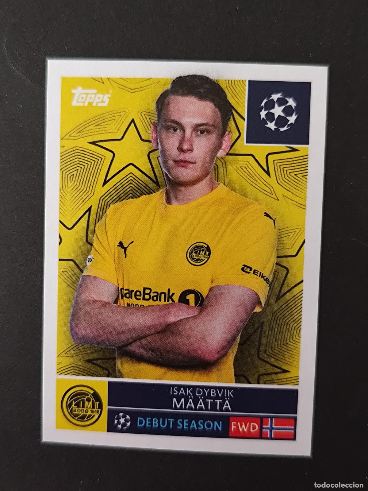 Fu&szlig;ball-Sticker: 526 ISAK DYBVIK MAATTA BOD&Oslash; GLIMT STICKER CHAMPIONS LEAGUE 2025 2026 25 26 TOPPS