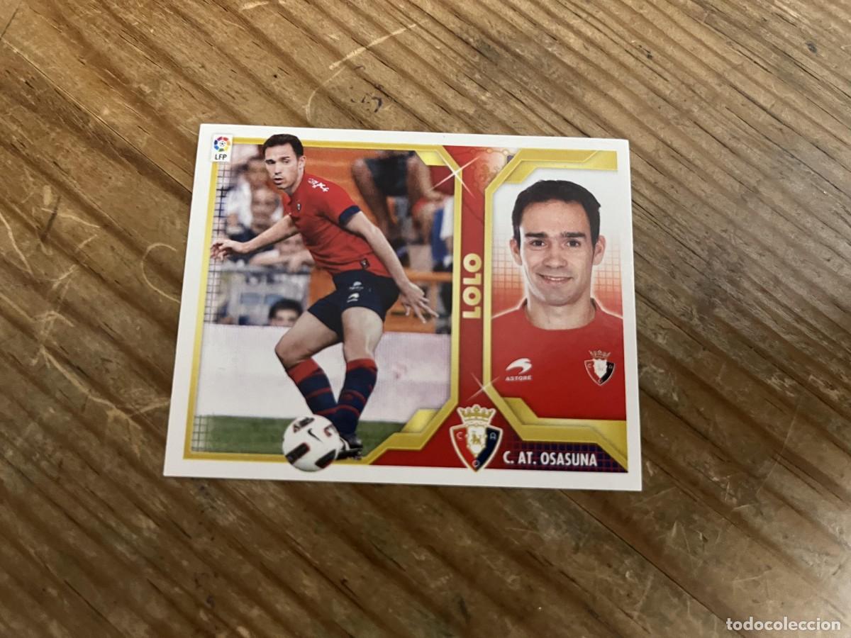 Fu&szlig;ball-Sticker: CROMO SIN PEGAR NUNCA PEGADO ALBUM LIGA ESTE 11 12 2011 2012 OSASUNA # 5B LOLO