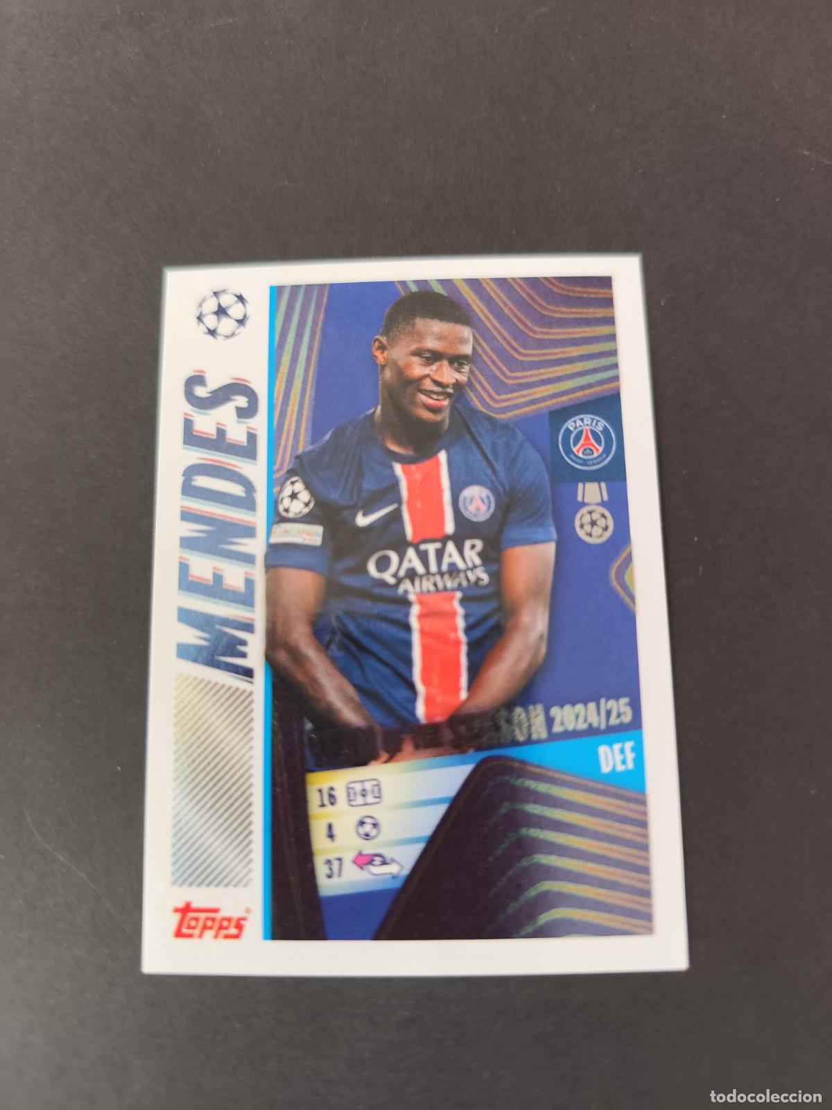 Football Stickers: 8 NUNO MENDES TEAM OF THE SEASON PARIS SAINT-GERMAIN PSG STICKER CHAMPIONS LEAGUE 2025 2026 25 26 TO