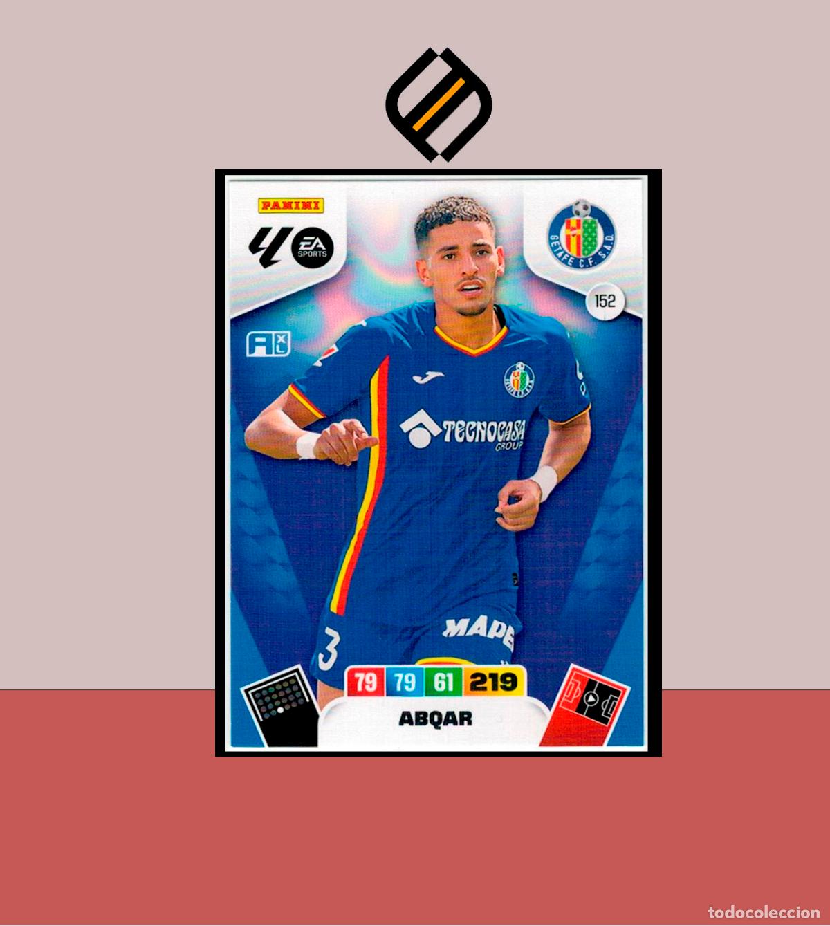 Cromos de f&uacute;tbol: ADRENALYN XL 2025 2026 PANINI N&ordm; 152 ABQAR GETAFE CARD ALBUM COLECCI&Oacute;N LIGA