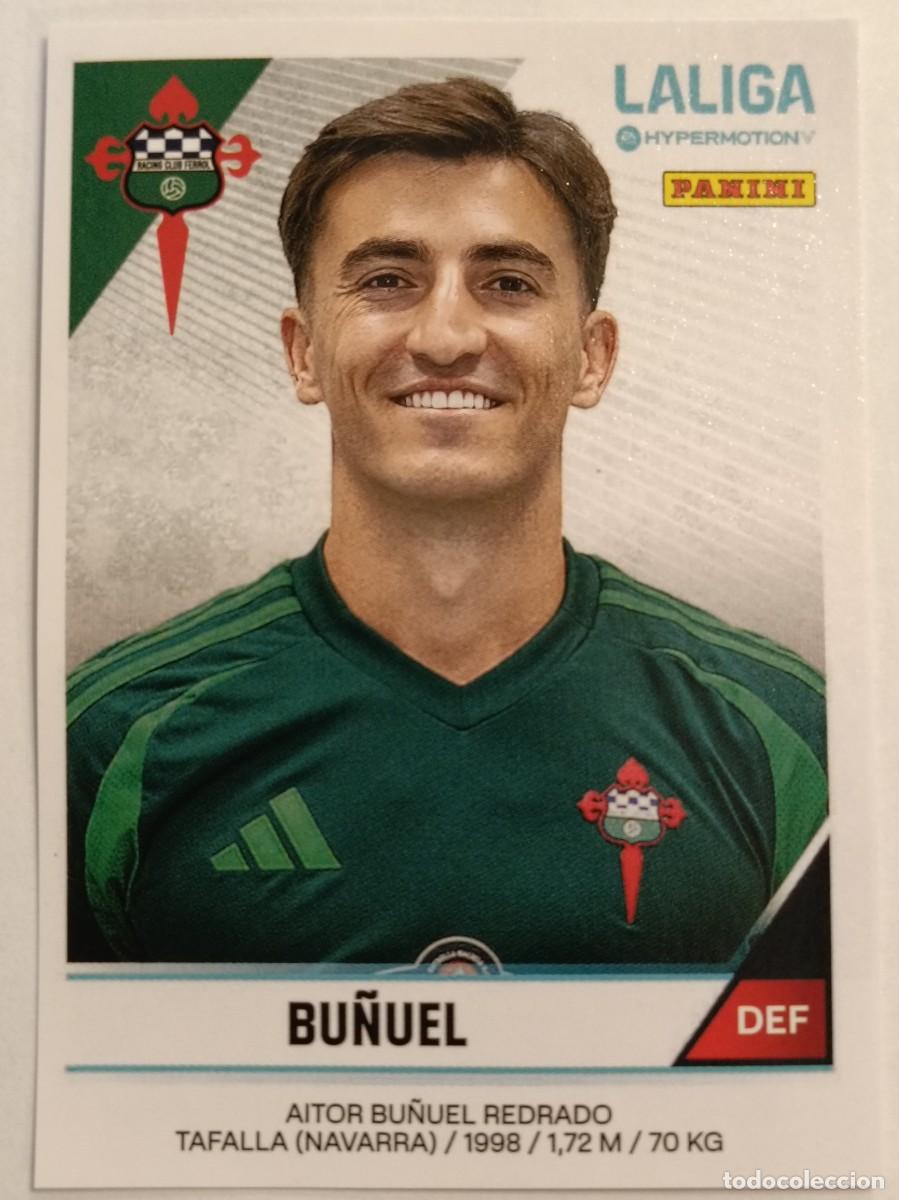 Figurine di Calcio: #215B BU&Ntilde;UEL RACING FERROL LIGA HYPERMOTION 24/25 PANINI