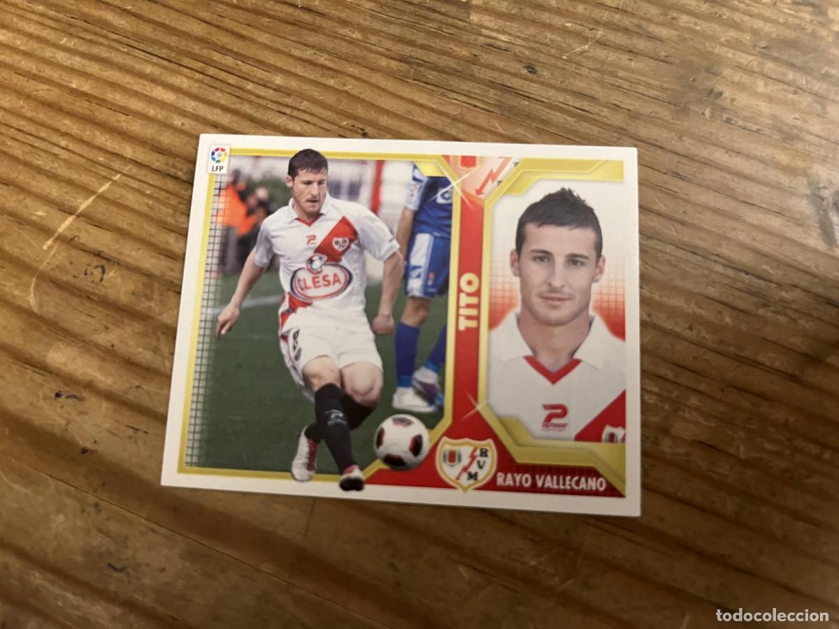 Cromos de F&uacute;tbol: CROMO SIN PEGAR NUNCA PEGADO ALBUM LIGA ESTE 11 12 2011 2012 RAYO VALLECANO # 3 TITO