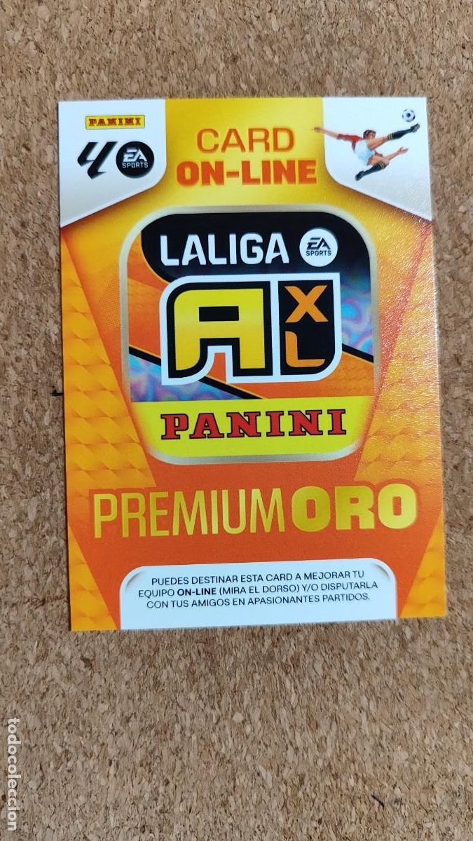 Figurine di Calcio: ADRENALYN XL LA LIGA 25/26 CARD ON LINE PREMIUM ORO # PANINI
