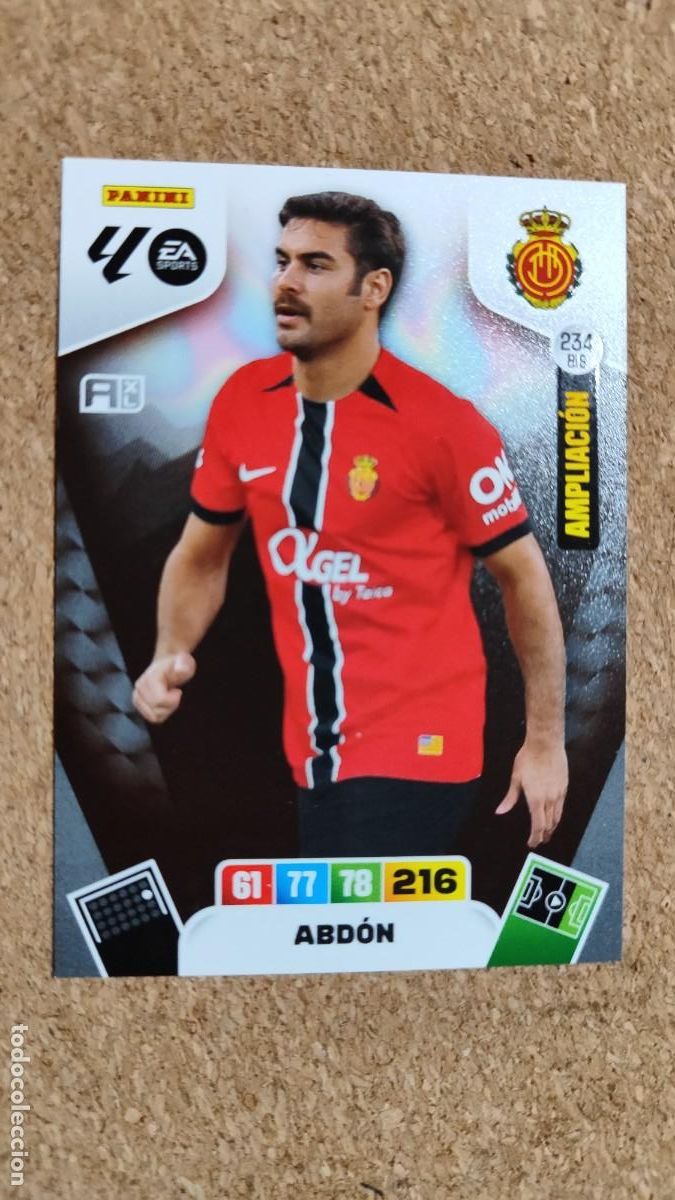 Figurine di Calcio: ADRENALYN XL LA LIGA 25/26 CARD AMPLIACION ABDON MALLORCA # 234BIS PANINI