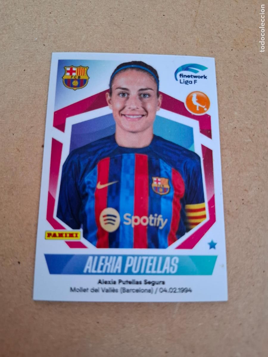 Cromos de Futebol: LIGA F FEMENINA 2022 2023 22 23 - PANINI - 129 ALEXIA PUTELLAS - FC. BARCELONA ( NUNCA PEGADO )
