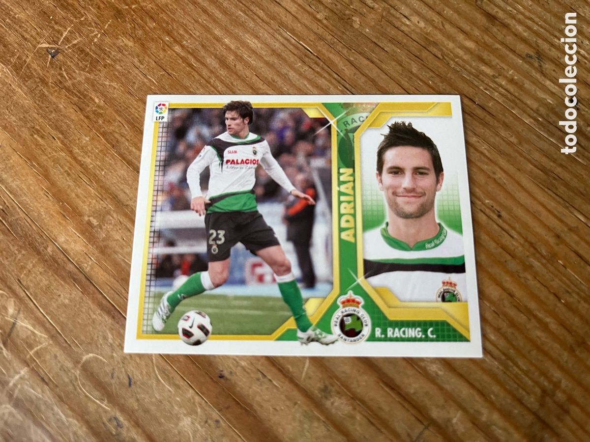 Cromos de Futebol: CROMO SIN PEGAR NUNCA PEGADO ALBUM LIGA ESTE 11 12 2011 2012 RACING SANTANDER # 13 ADRIAN