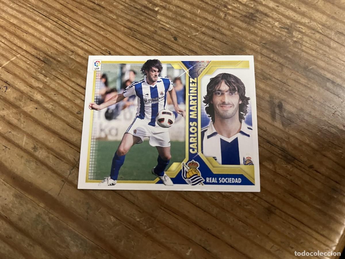 Cromos de f&uacute;tbol: CROMO SIN PEGAR NUNCA PEGADO ALBUM LIGA ESTE 11 12 2011 2012 REAL SOCIEDAD # 3A CARLOS MARTINEZ