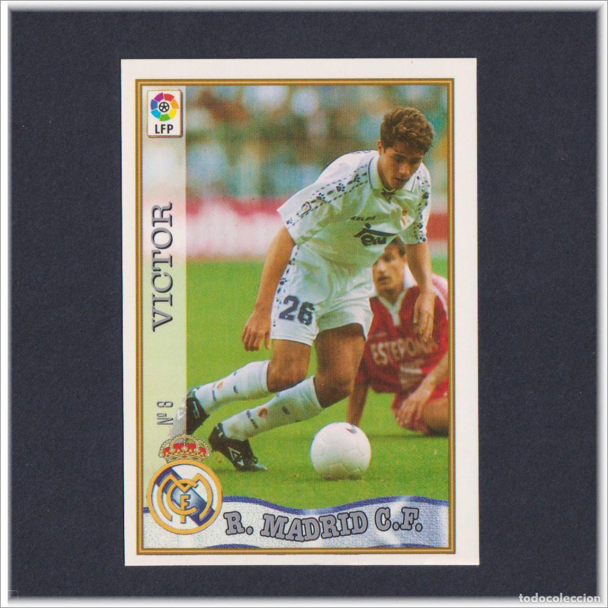 Cromos de F&uacute;tbol: MUNDICROMO 1997 1998 97 98 FICHAS LIGA VICTOR N&ordm; 8 REAL MADRID COLECCI&Oacute;N ALBUM F&Uacute;TBOL