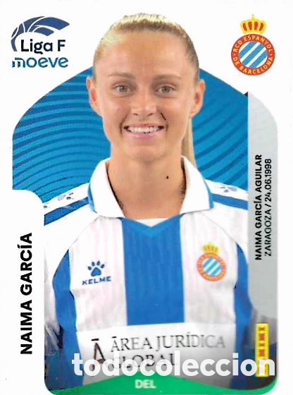 Cromos de f&uacute;tbol: 198.- Naima Garc&iacute;a (ESPANYOL) LIGA FEMENINA -LIGA F MOEVE 2025/26 (PANINI)
