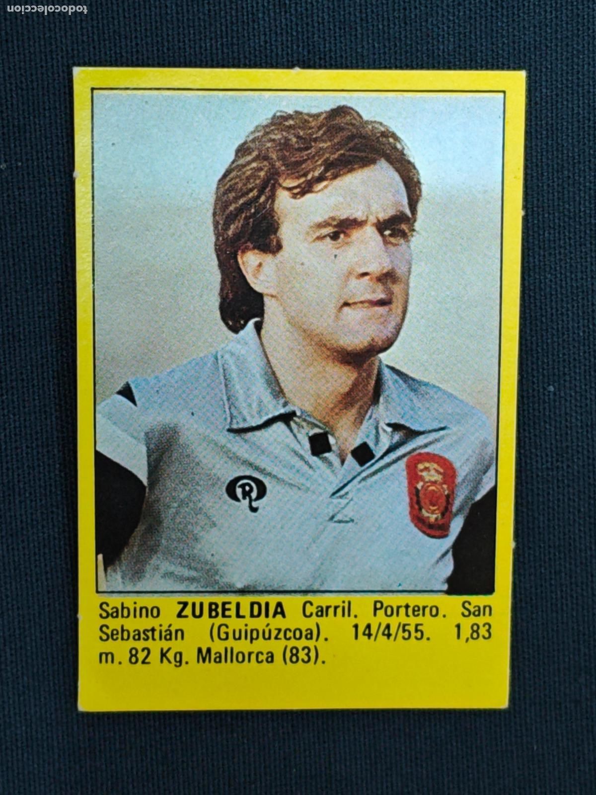 Cromos de Futebol: CROMO SIN PEGAR - ZUBELDIA - MALLORCA - SUPER FUTBOL 84 - ROLLAN -