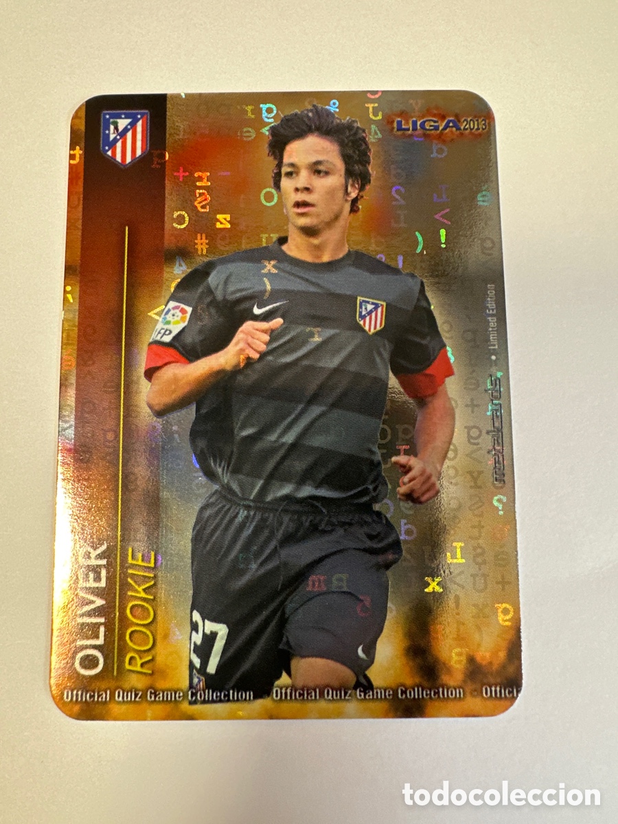 Cromos de f&uacute;tbol: 3/4 ROOKIE OLIVER TORRES(AT.MADRID)LETRAS MUNDICROMO 2012-13 12 13 LIMITED EDITION