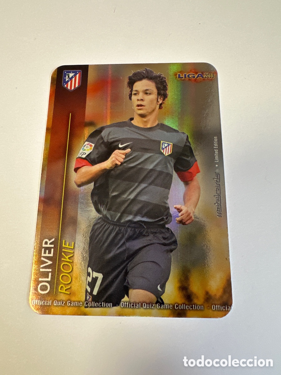 Cromos de f&uacute;tbol: 3/4 ROOKIE OLIVER TORRES(AT.MADRID)RAYAS VERTICALES MUNDICROMO 2012-13 12 13 LIMITED EDITION