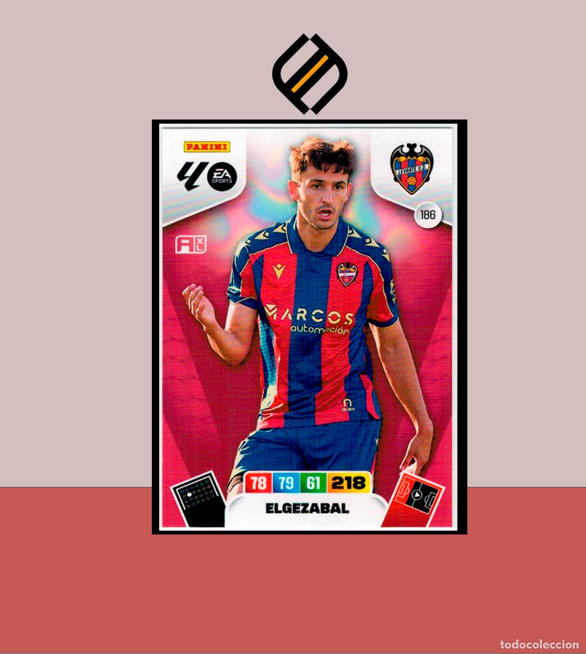 Fu&szlig;ball-Sticker: ADRENALYN XL 2025 2026 PANINI N&ordm; 186 ELGEZABAL LEVANTE CARD ALBUM COLECCI&Oacute;N LIGA