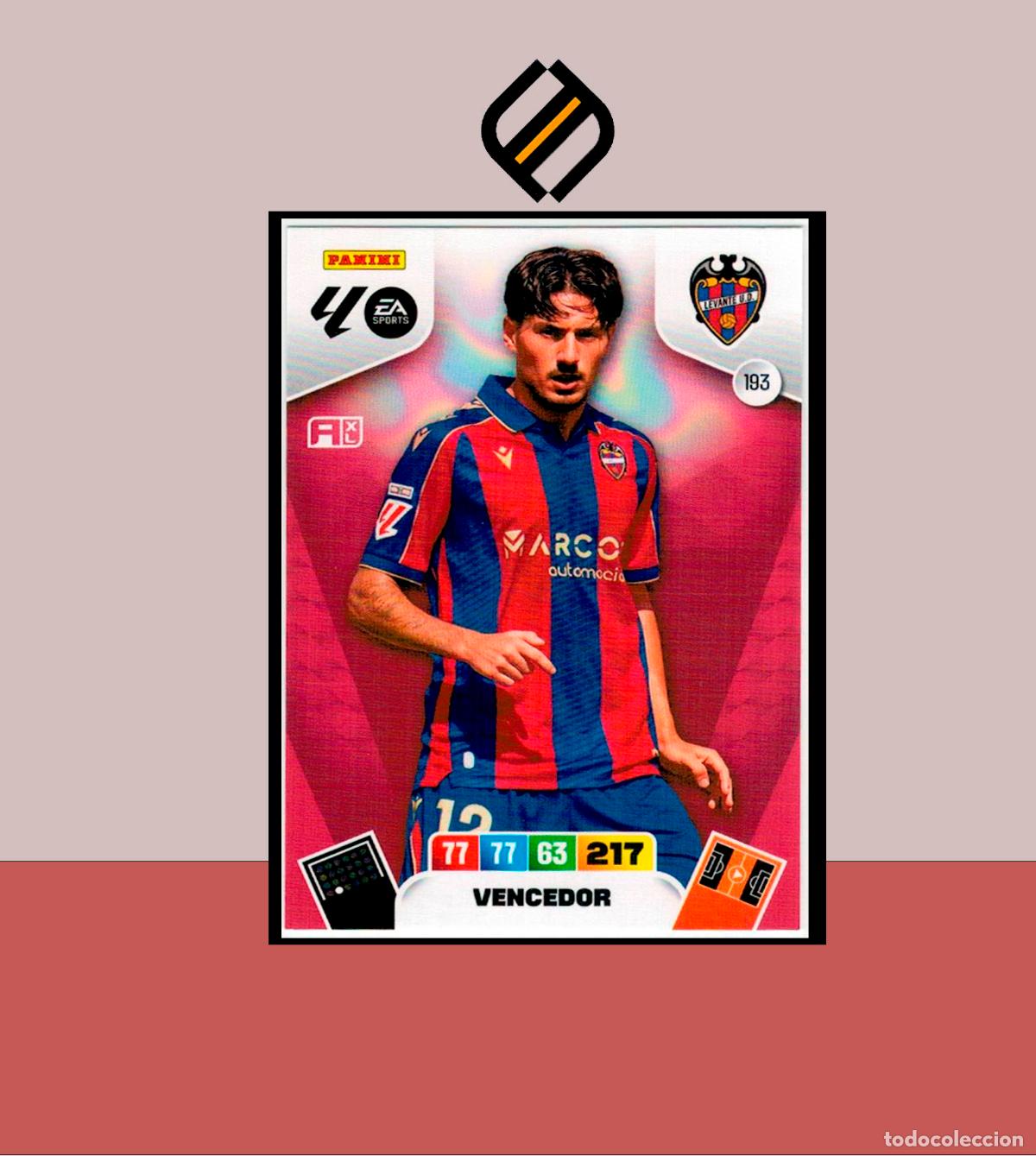 Fu&szlig;ball-Sticker: ADRENALYN XL 2025 2026 PANINI N&ordm; 193 VENCEDOR LEVANTE CARD ALBUM COLECCI&Oacute;N LIGA
