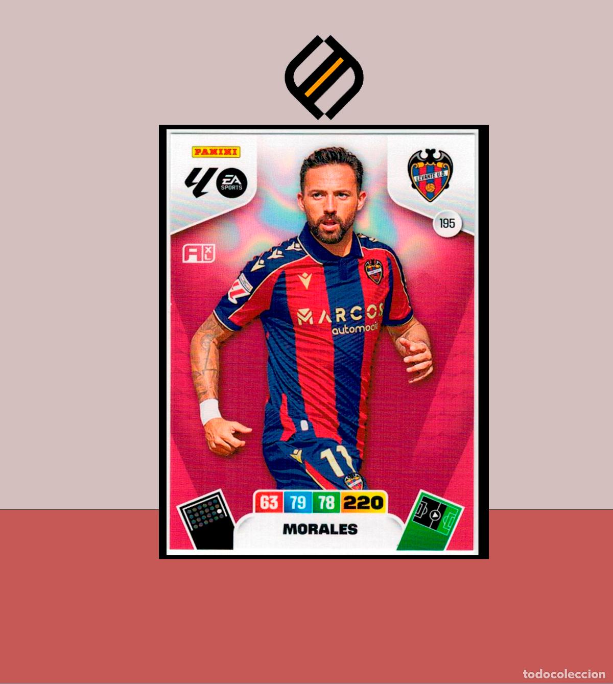 Fu&szlig;ball-Sticker: ADRENALYN XL 2025 2026 PANINI N&ordm; 195 MORALES LEVANTE CARD ALBUM COLECCI&Oacute;N LIGA