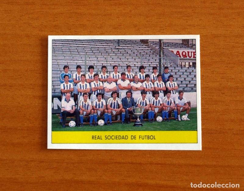 Cromos de f&uacute;tbol: Real Sociedad - Plantilla-Equipo - Ediciones Festival 1987-1988, 87-88 - Nunca pegado