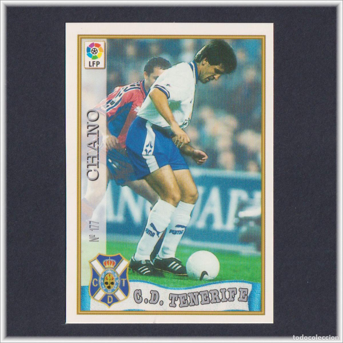 Cartes &agrave; collectionner de Football: MUNDICROMO 1997 1998 97 98 FICHA LIGA CHANO N&ordm; 177 TENERIFE COLECCI&Oacute;N ALBUM F&Uacute;TBOL