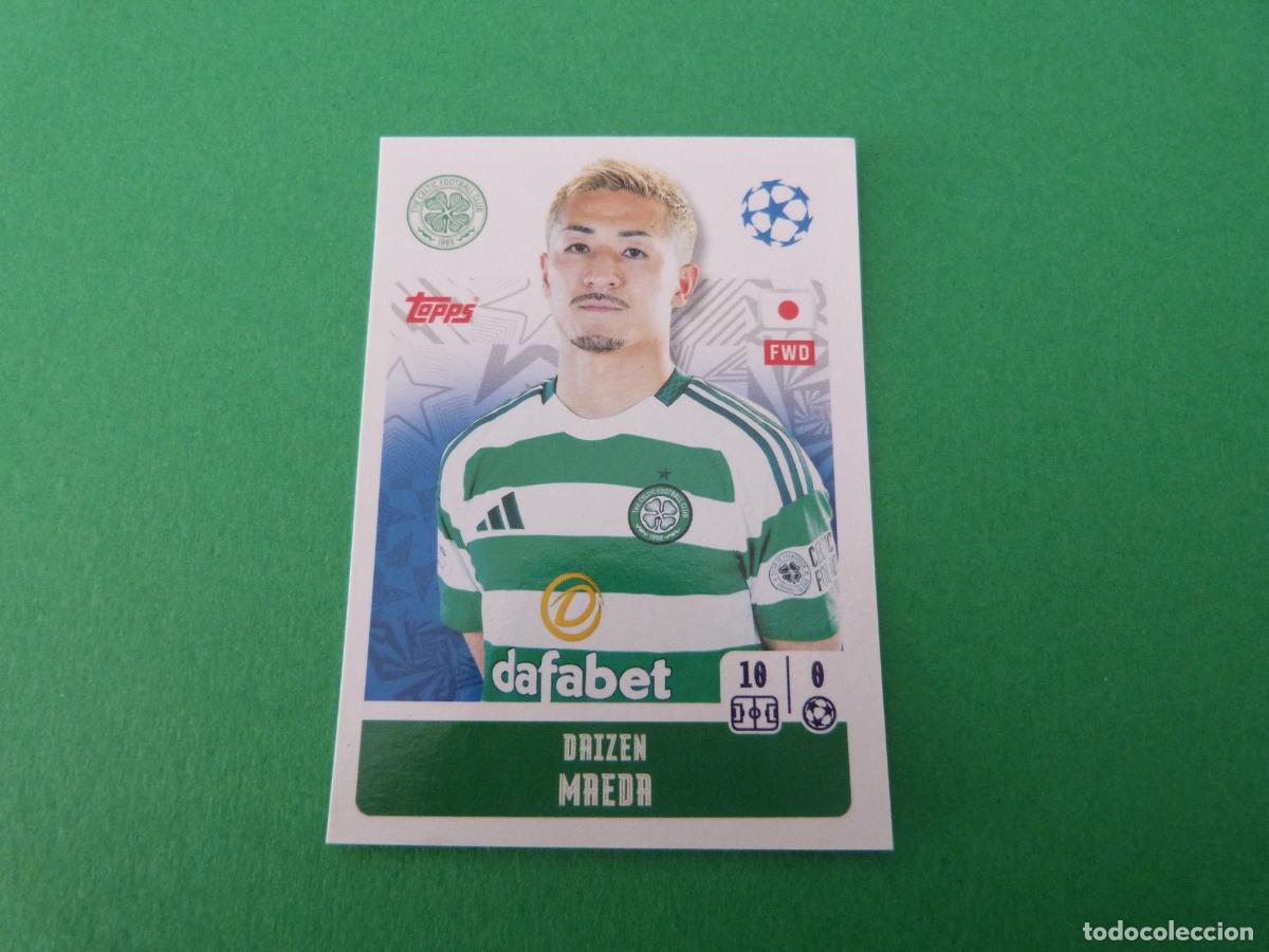 Figurine di Calcio: CROMO FUTBOL DAIZEN MAEDA CELTIC FC SIN PEGAR N&ordm; 146 CHAMPIONS LEAGUE 2024-2025/24-25 TOPPS