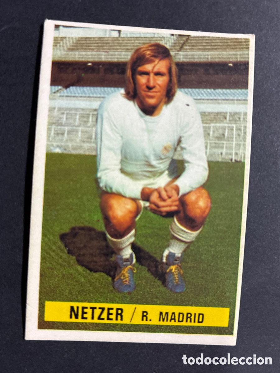 Cartes &agrave; collectionner de Football: CROMO FUTBOL SIN PEGAR NETZER REAL MADRID LIGA 1974 - 1975 EDITORIAL ESTE
