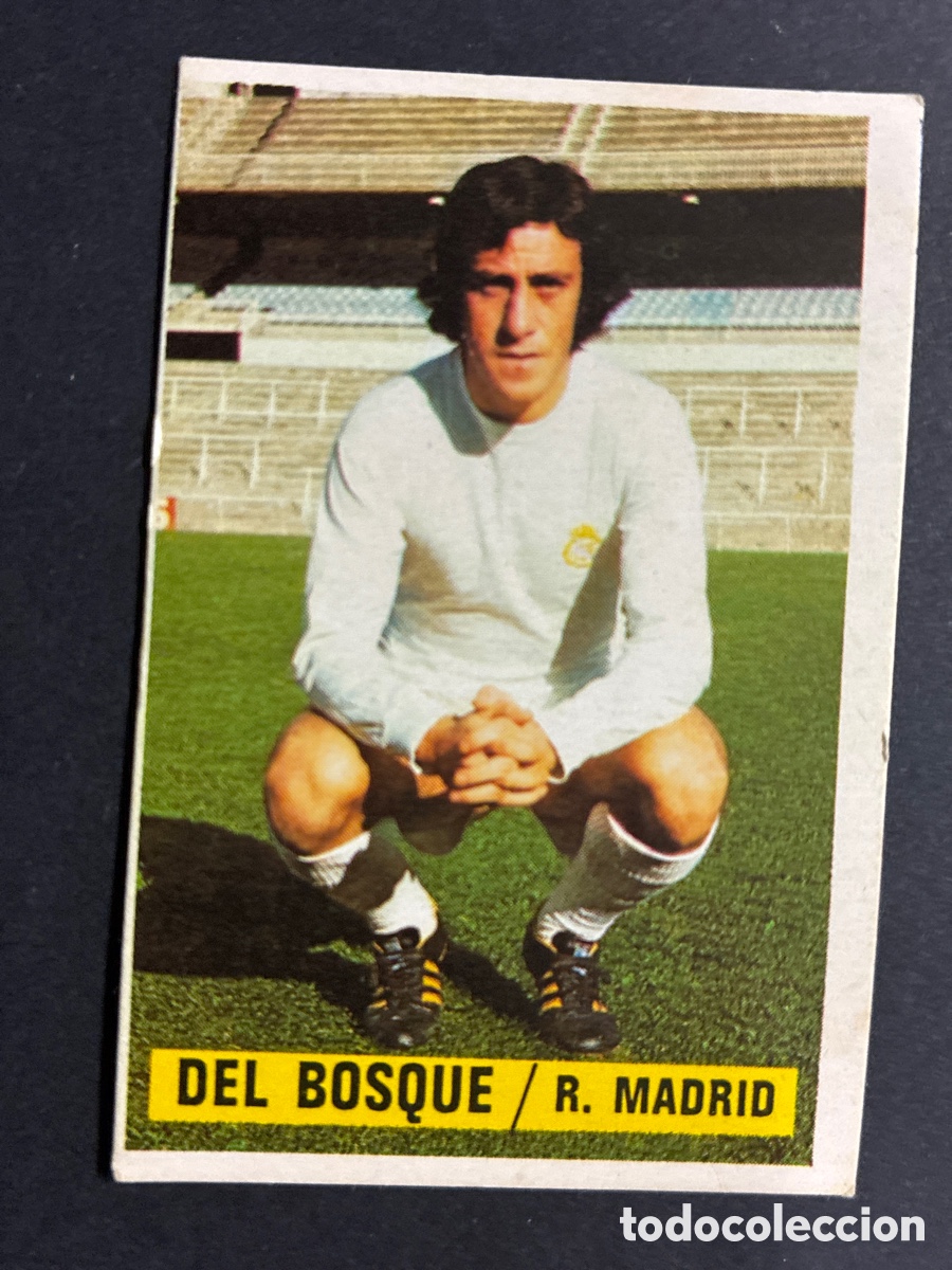 Cartes &agrave; collectionner de Football: CROMO FUTBOL SIN PEGAR DEL BOSQUE REAL MADRID LIGA 1974 - 1975 EDITORIAL ESTE