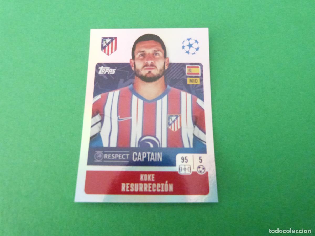 Figurine di Calcio: CROMO FUTBOL KOKE RESURRECCION ATLETICO DE MADRID SIN PEGAR 89 CHAMPIONS LEAGUE 2024-2025/24-25 TOPP