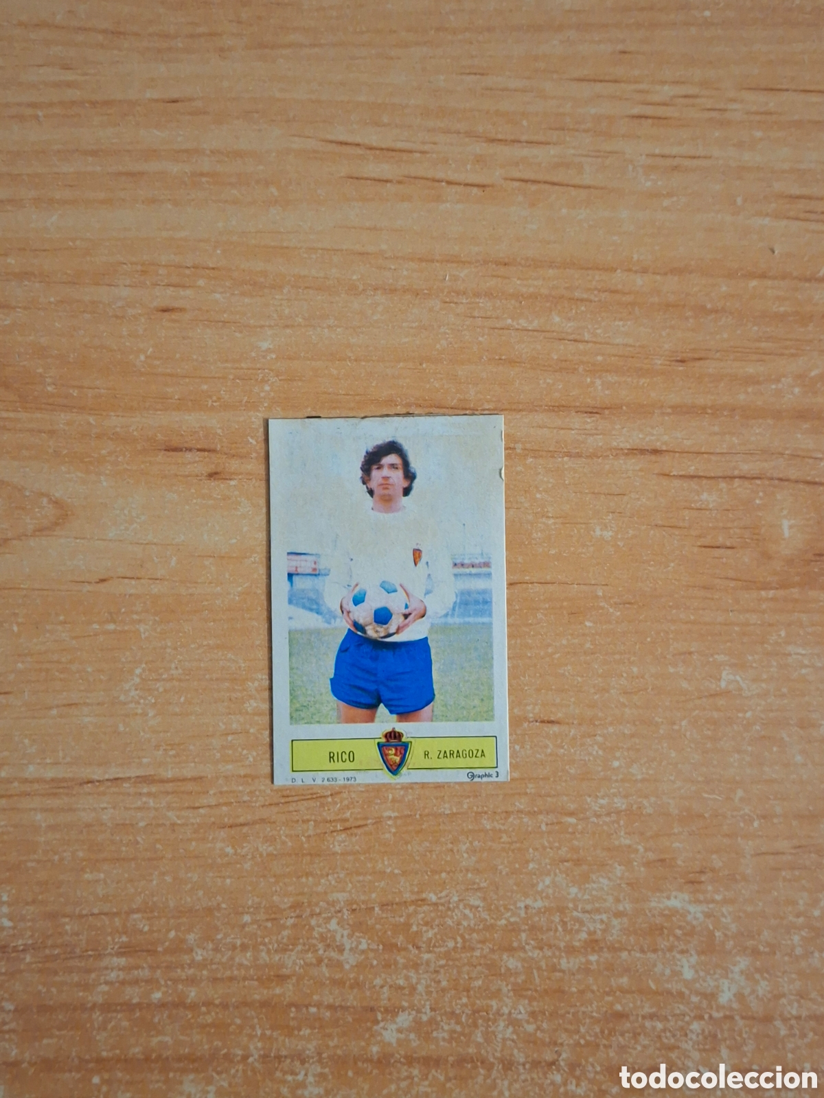 Football Stickers: Este 73 74 rico zaragoza despegado por arriba ver fotos