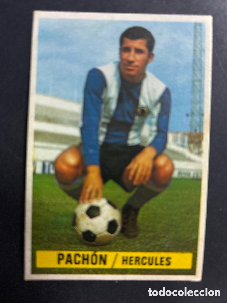 Cartes &agrave; collectionner de Football: CROMO FUTBOL SIN PEGAR PACHON HERCULES LIGA 1974 - 1975 EDITORIAL ESTE