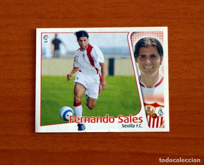 Fu&szlig;ball-Sticker: Sevilla - Fernando Sales - Ediciones Este Liga 2004-2005, 04-05 - Nunca pegado