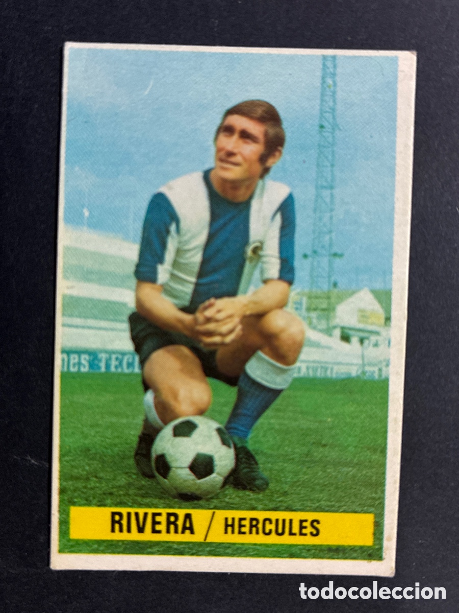 Cartes &agrave; collectionner de Football: CROMO FUTBOL SIN PEGAR RIVERA HERCULES LIGA 1974 - 1975 EDITORIAL ESTE