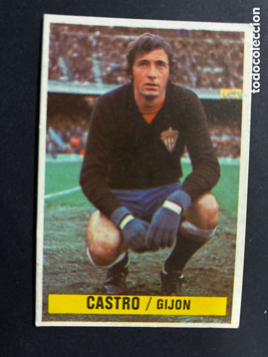 Cartes &agrave; collectionner de Football: CROMO FUTBOL SIN PEGAR CASTRO GIJON LIGA 1974 - 1975 EDITORIAL ESTE
