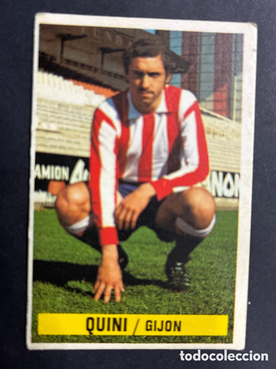 Cartes &agrave; collectionner de Football: CROMO FUTBOL SIN PEGAR QUINI GIJON LIGA 1974 - 1975 EDITORIAL ESTE